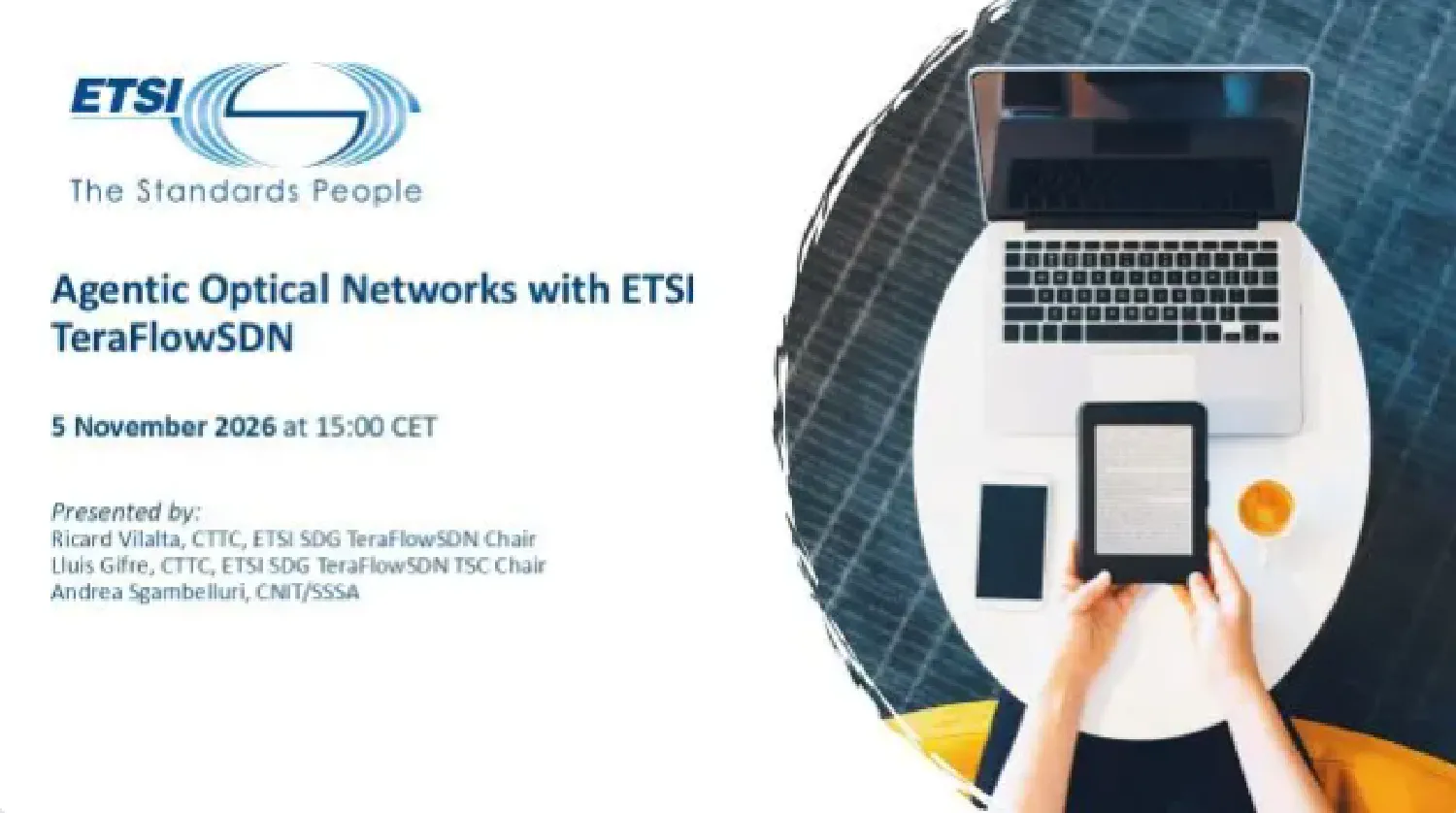 Agentic Optical Networks with ETSI TeraFlowSDN